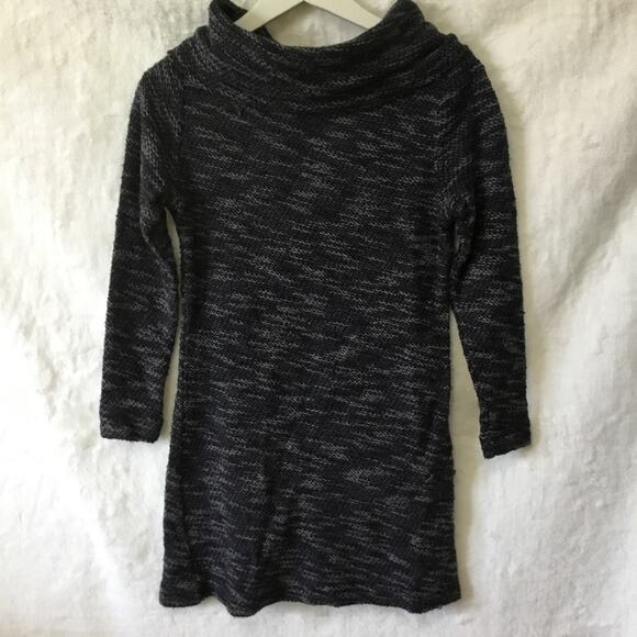 Loft  Gray Turtleneck Sweater Dress - Picture 2 of 9